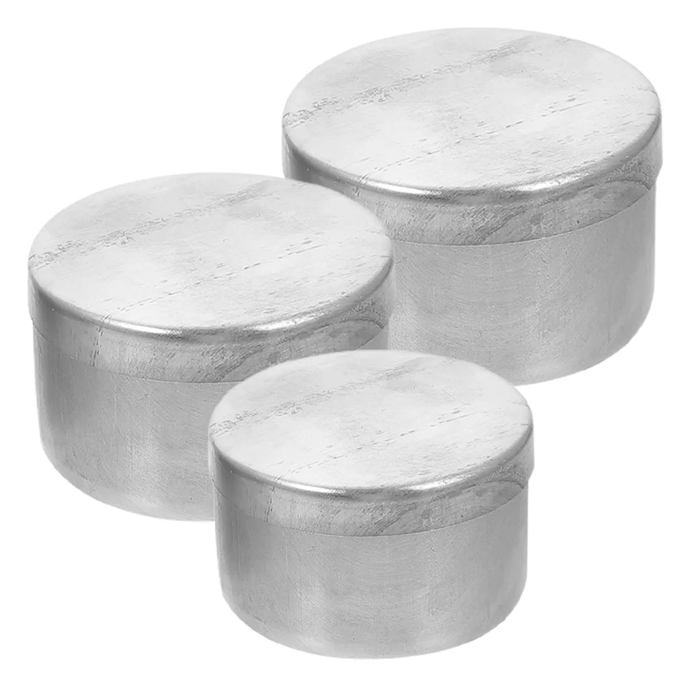 3 Pcs Cream Container Weighing Bottle Aluminum Containers with Lids Alloy Small Tins
3 Pcs Cream Container Weighing Bottle Aluminum Containers with Lids Alloy Small Tins