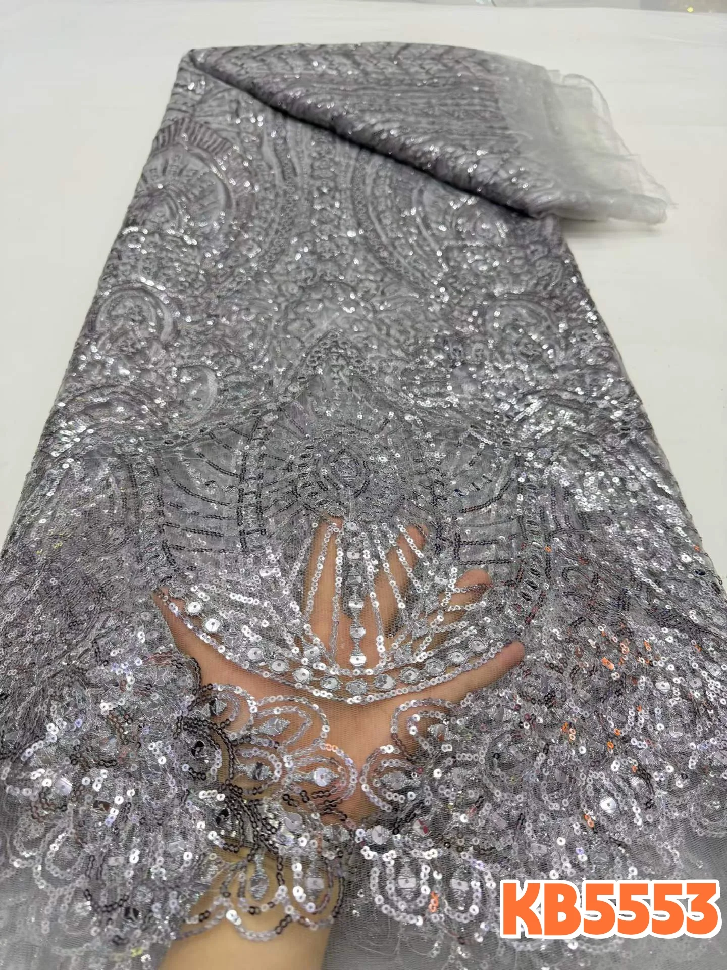 YALISI African Sequin Lace Fabric 2026 Wholesale Green Nigerian Tulle Mesh Lace Fabric For Women Wedding Dress Sewing KB5553
YALISI African Sequin Lace Fabric 2026 Wholesale Green Nigerian Tulle Mesh Lace Fabric For Women Wedding Dress Sewing KB5553
