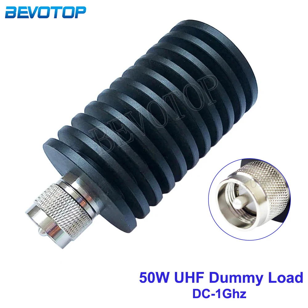 1Pcs UHF 50W DC-1GHz 50Ohm UHF PL259 Male Plug Connector RF Coaxial Termination Dummy Load Nickel Plated RF Adapter
1Pcs UHF 50W DC-1GHz 50Ohm UHF PL259 Male Plug Connector RF Coaxial Termination Dummy Load Nickel Plated RF Adapter