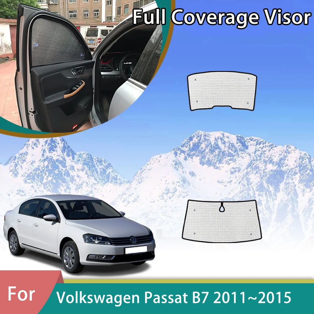 For Volkswagen VW Passat B7 Car 2011-2015 2012 Auto Accessories Front and Rear Windshield Curtain Anti-UV SunShade Window Visors
For Volkswagen VW Passat B7 Car 2011-2015 2012 Auto Accessories Front and Rear Windshield Curtain Anti-UV SunShade Window Visors