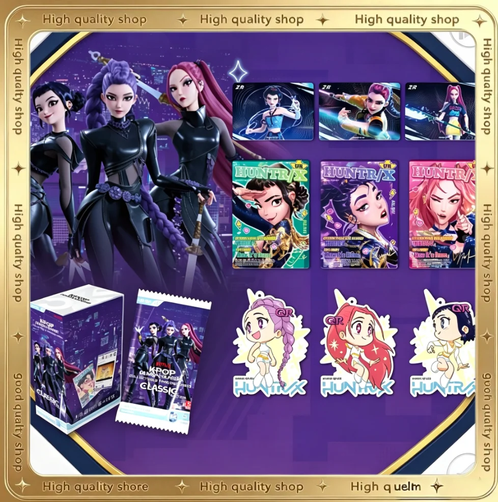 New KAYOU Original K-Pop: Demon Hunters Card Rare Anime Character Games Collection Card Blind Box Children's Toys Christmas Gift
New KAYOU Original K-Pop: Demon Hunters Card Rare Anime Character Games Collection Card Blind Box Children's Toys Christmas Gift