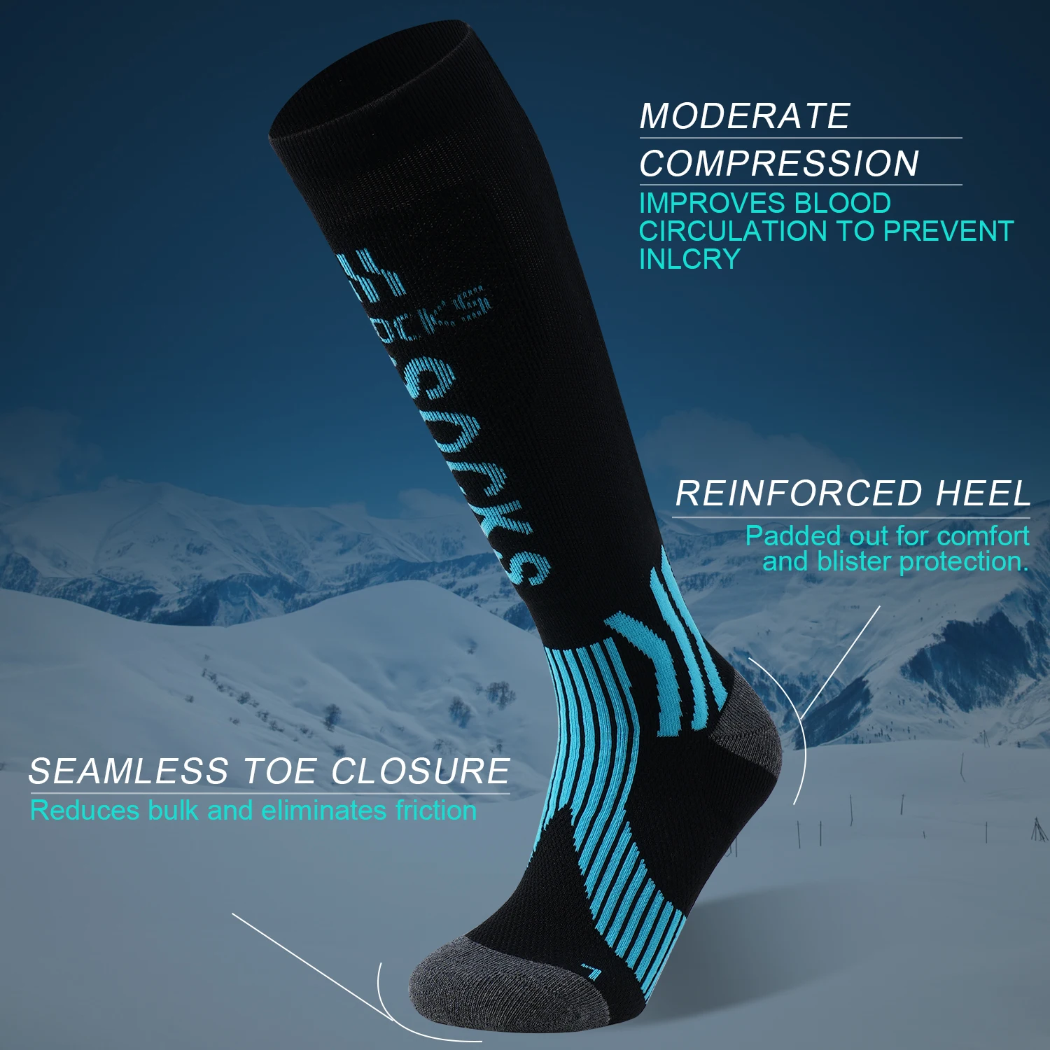Socks New Cotton Sports Ski Thick Cycling Snowboard Skiing Soccer Socks Men Women Moisture Absorption High Elastic Thermal socks
Socks New Cotton Sports Ski Thick Cycling Snowboard Skiing Soccer Socks Men Women Moisture Absorption High Elastic Thermal socks