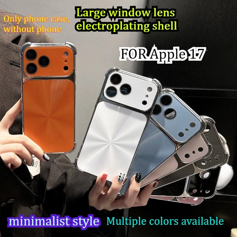 Instant Enlarged Window Lens Electroplating Case Suitable for IPhone for Apple 17 Phone Case Minimalist Phone Case
Instant Enlarged Window Lens Electroplating Case Suitable for IPhone for Apple 17 Phone Case Minimalist Phone Case