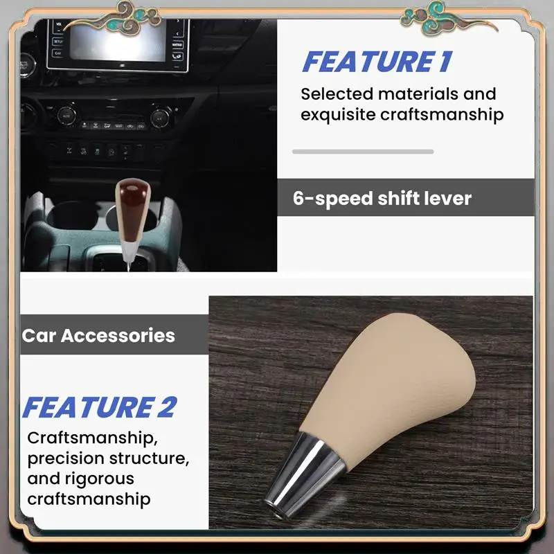 Reliable-Car Automatic Gear Shift Knob Lever Shifter Stick For Toyota Corolla Camry/Harrier Fortuner Crown Land Cruiser
Reliable-Car Automatic Gear Shift Knob Lever Shifter Stick For Toyota Corolla Camry/Harrier Fortuner Crown Land Cruiser