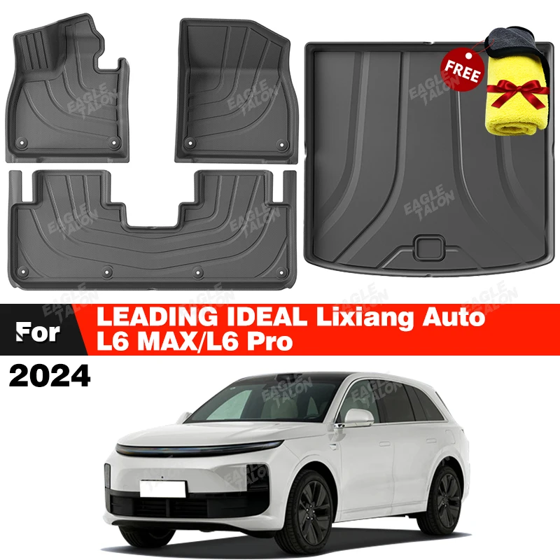 Для LEADING IDEAL Lixiang Auto L6 MAX/L6 PRO 2024, всепогодный напольный коврик из ТПЭ, индивидуальный ковер, автомобильный интерьер
Для LEADING IDEAL Lixiang Auto L6 MAX/L6 PRO 2024, всепогодный напольный коврик из ТПЭ, индивидуальный ковер, автомобильный интерьер