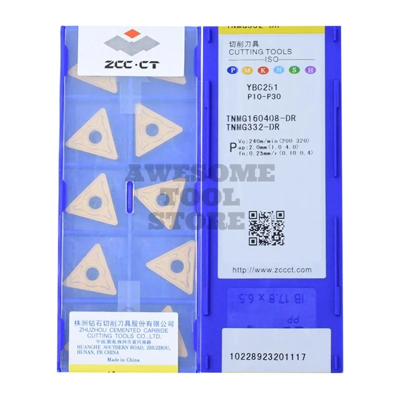 Original ZCCCT cutting tool TNMG160408-DR YBD152 YBD102 YBC251 YBC252 YBC152 YBC351 carbide insert for CNC turning Tool
Original ZCCCT cutting tool TNMG160408-DR YBD152 YBD102 YBC251 YBC252 YBC152 YBC351 carbide insert for CNC turning Tool