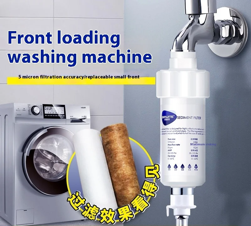 Household Water Filter Cartridge - Shower/Washer/Toilet Pre-Filter, Replaceable PP Cotton, Small Universal Core
Household Water Filter Cartridge - Shower/Washer/Toilet Pre-Filter, Replaceable PP Cotton, Small Universal Core