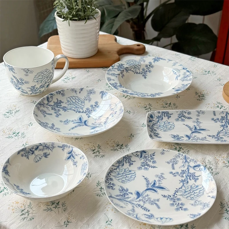 Retro Underglaze Color Picture, Landuo Bone China Soup Plate, Bamboo Hat Vegetable Plate, Dessert Bowl, Ceramic, Microwaveable
Retro Underglaze Color Picture, Landuo Bone China Soup Plate, Bamboo Hat Vegetable Plate, Dessert Bowl, Ceramic, Microwaveable