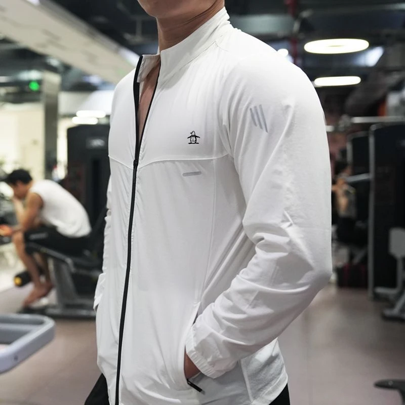 Men's golf wear coat Spring slim-fit stand-up collar jacket outdoor running fitness Jogging bicycle golf tennis elastic clothing
Men's golf wear coat Spring slim-fit stand-up collar jacket outdoor running fitness Jogging bicycle golf tennis elastic clothing