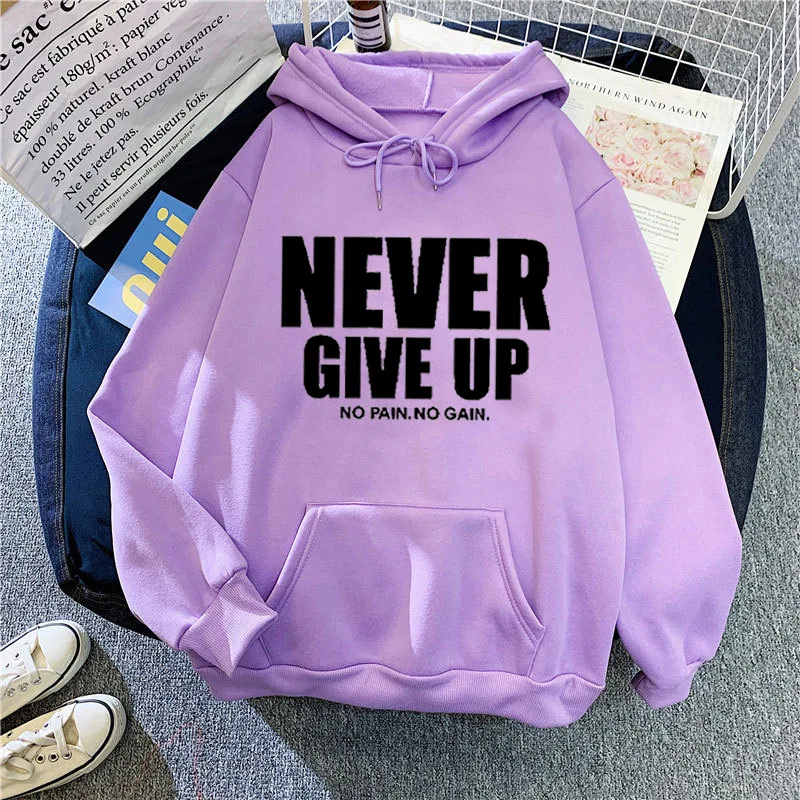 Women's Hooded Sweatshirt Letter Printed Top Fashionable round Neck Design Durable Fabric Comfortable Fit for Hiking
Women's Hooded Sweatshirt Letter Printed Top Fashionable round Neck Design Durable Fabric Comfortable Fit for Hiking