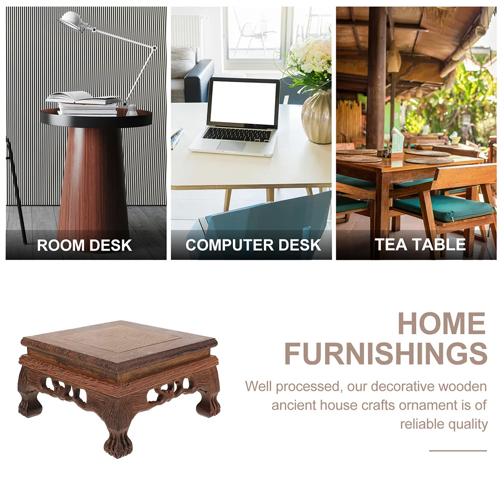 Exquisitely Carved Wooden Display Stand for Vase Buddha Decor Home 120x60cm Multi-Use Pedestal Wood Caving Pedestal
Exquisitely Carved Wooden Display Stand for Vase Buddha Decor Home 120x60cm Multi-Use Pedestal Wood Caving Pedestal