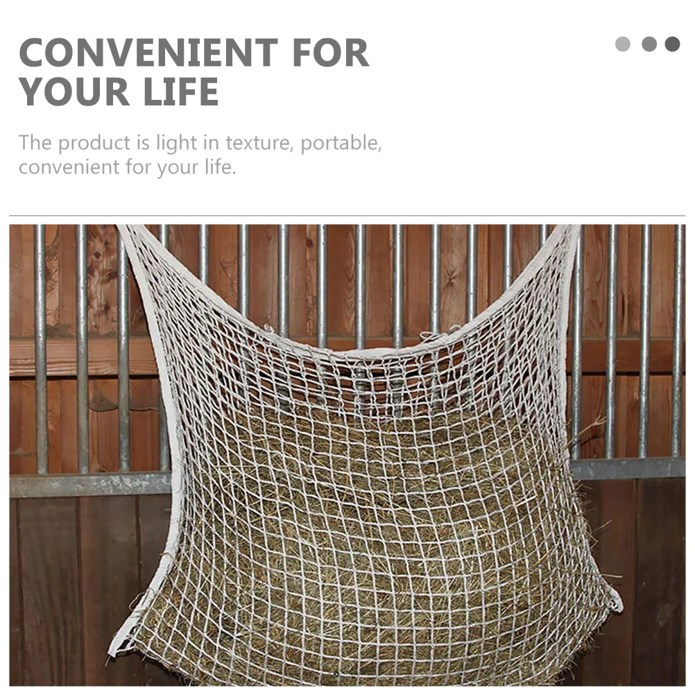 Horse Feeding Pouch Mesh Straw Bag White Outdoor Farm Supplies Portable Hay Net Lightweight Easy Life
Horse Feeding Pouch Mesh Straw Bag White Outdoor Farm Supplies Portable Hay Net Lightweight Easy Life