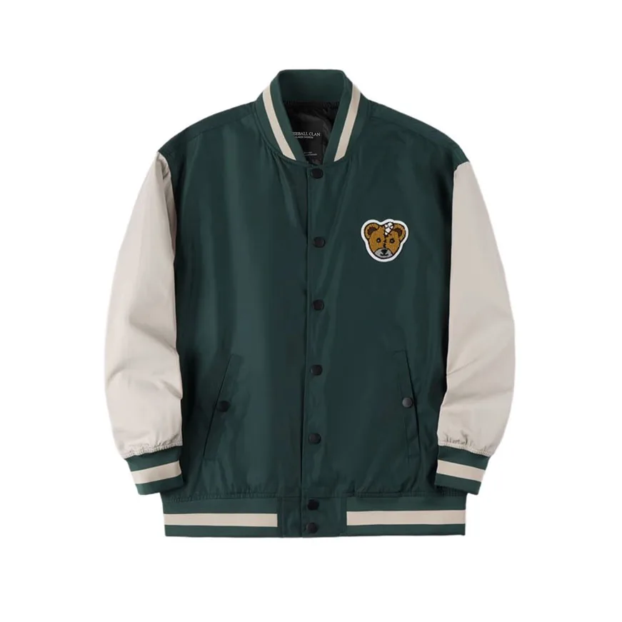 Новая осенне-зимняя женская бейсбольная куртка, облегающий воротник-стойка с вышитым плюшевым мишкой для женщин, короткая куртка 
Новая осенне-зимняя женская бейсбольная куртка, облегающий воротник-стойка с вышитым плюшевым мишкой для женщин, короткая куртка