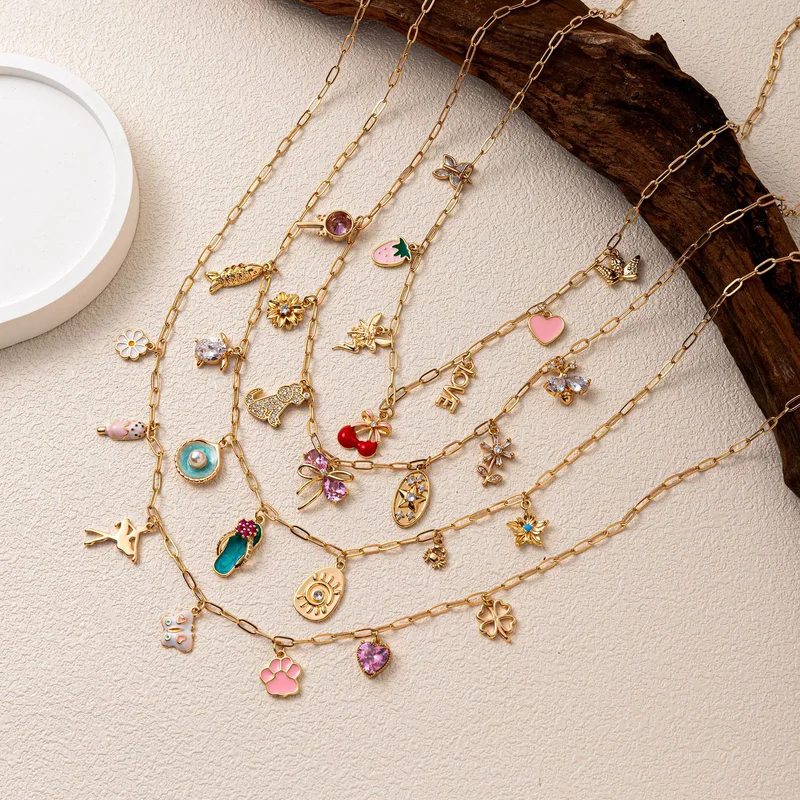 Летние каникулы, бабочка, тропическая рыба, сердце, вишня, океан, праздничное пляжное ювелирное ожерелье, женский кулон, подарок с несколькими подвесками
Летние каникулы, бабочка, тропическая рыба, сердце, вишня, океан, праздничное пляжное ювелирное ожерелье, женский кулон, подарок с несколькими подвесками