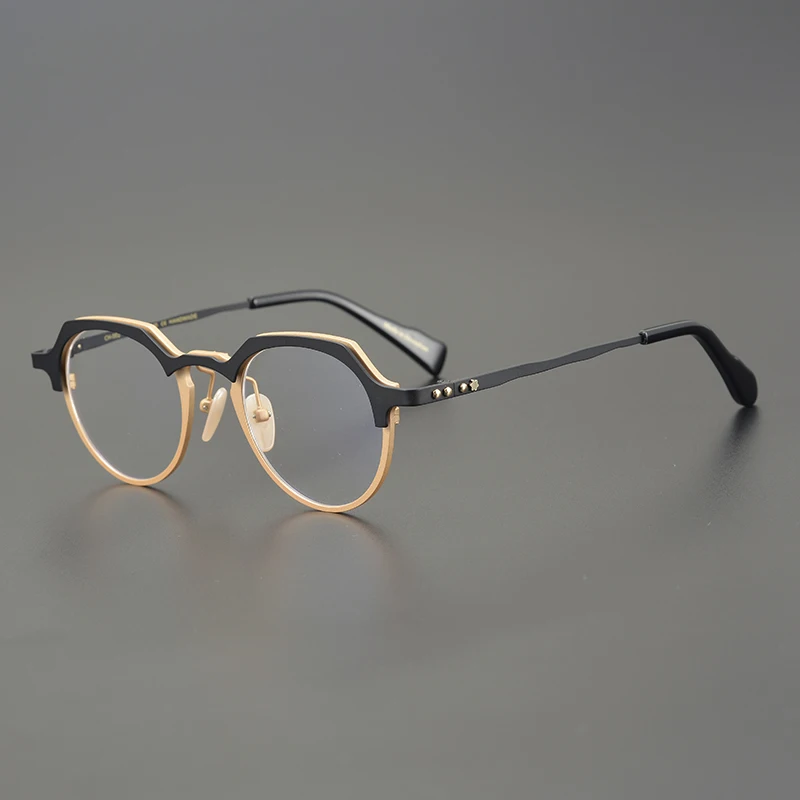 2025 new pure titanium glasses frame designer full frame retro irregular glasses can be equipped with myopia antiblue light
2025 new pure titanium glasses frame designer full frame retro irregular glasses can be equipped with myopia antiblue light