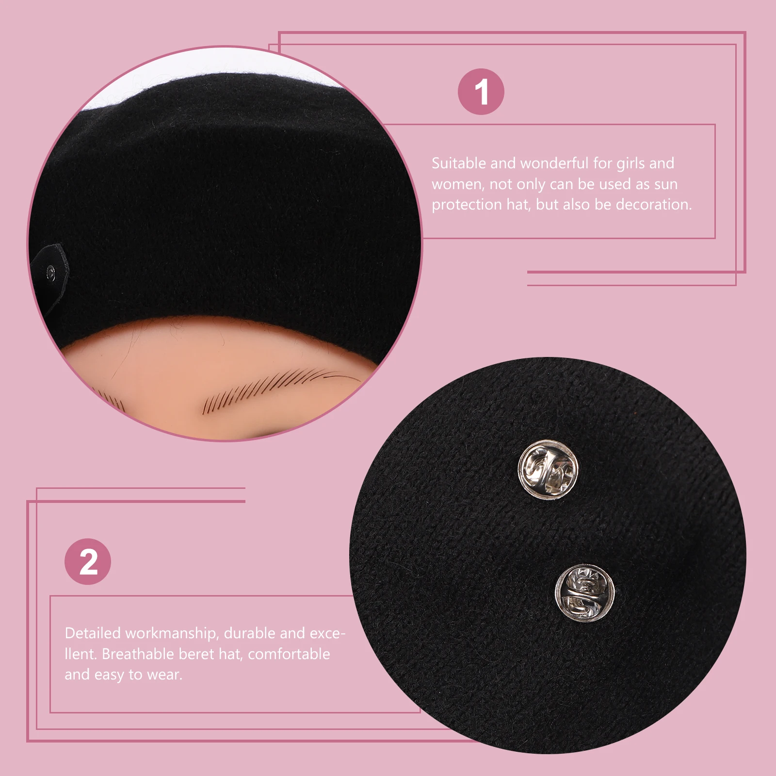 Women Berets French Style Sunshade Hat Breathable Comfortable Girls Women Wear Easy Fold Travel Beach Fashionable Beret Hat Sun
Women Berets French Style Sunshade Hat Breathable Comfortable Girls Women Wear Easy Fold Travel Beach Fashionable Beret Hat Sun