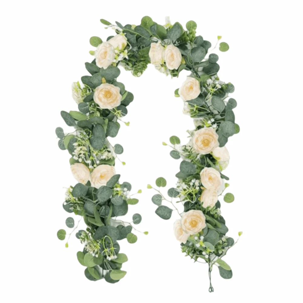 Artificial Flower Dressing Flower Garland Plastic Lifelike Fake Vine Plants 180cm Simulated Vine Garland Hanging Plants
Artificial Flower Dressing Flower Garland Plastic Lifelike Fake Vine Plants 180cm Simulated Vine Garland Hanging Plants