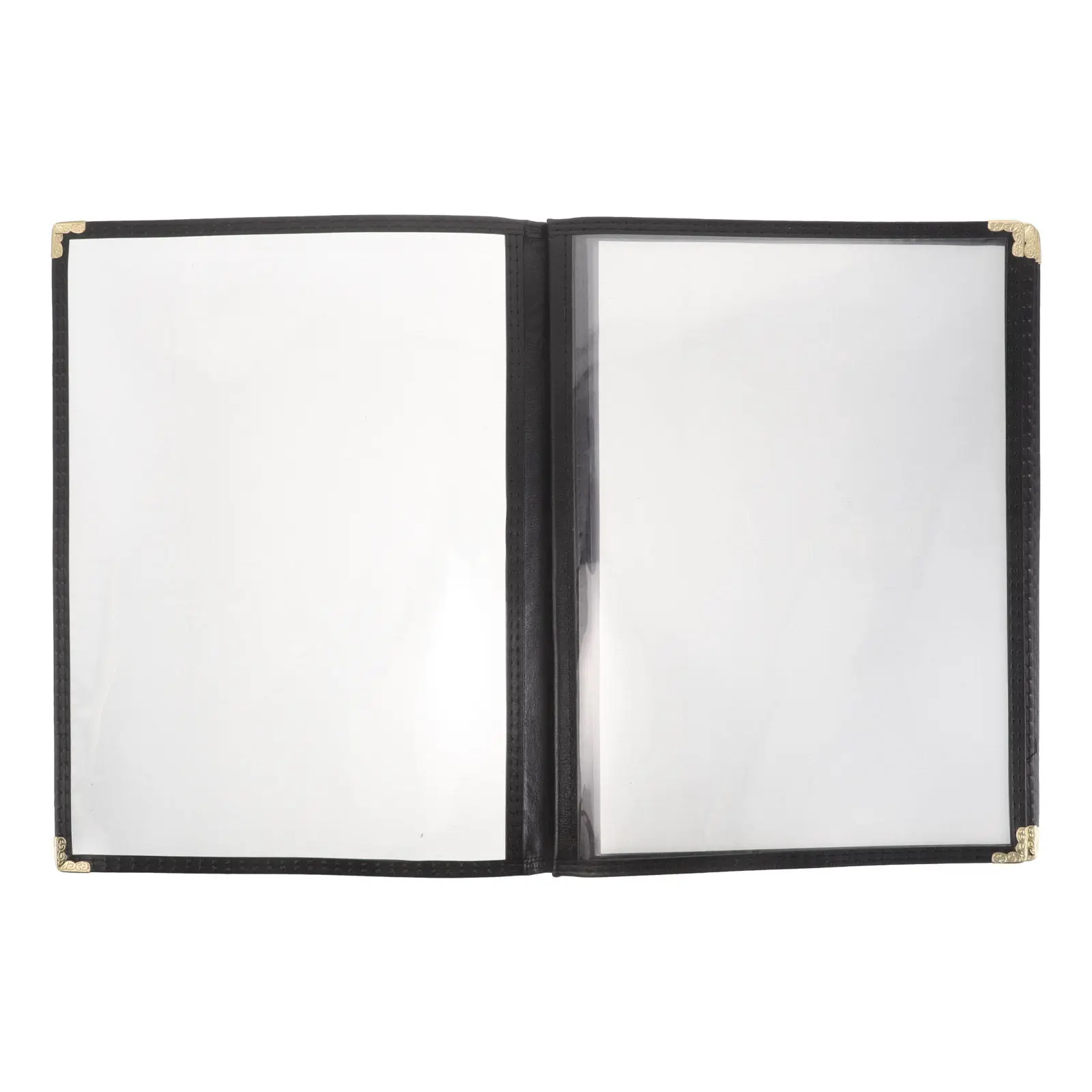 Transparent PVC Loose Leaf Menu Holder Binder Shell for Restaurant Cafe Hotel Diner Food Service Refillable Clear Menu Cover
Transparent PVC Loose Leaf Menu Holder Binder Shell for Restaurant Cafe Hotel Diner Food Service Refillable Clear Menu Cover