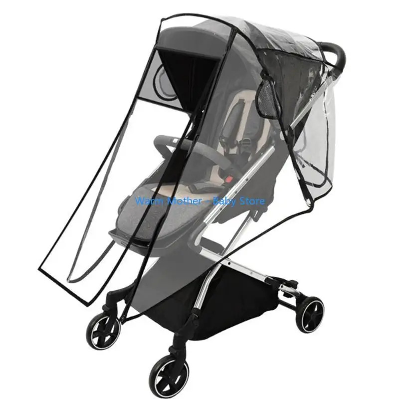 Stroller Rain Cover Clear Wind Dust Shield Raincoat EVA Rain Cover for Strollers 57QE
Stroller Rain Cover Clear Wind Dust Shield Raincoat EVA Rain Cover for Strollers 57QE