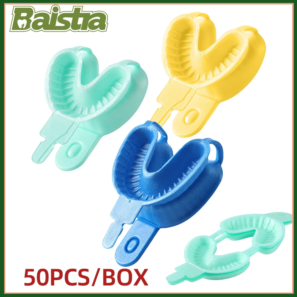 50pc/Bag Dental Disposable Tray Fluoride Foam Impression Trays Dentistry Instrument Dentist Materials Large Medium Small AZDENT
50pc/Bag Dental Disposable Tray Fluoride Foam Impression Trays Dentistry Instrument Dentist Materials Large Medium Small AZDENT