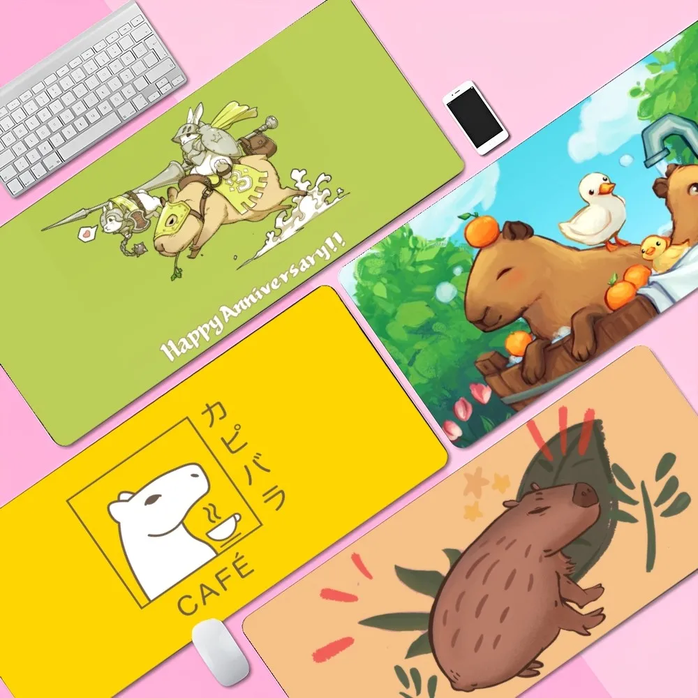 Cute Cartoon Capybara Mousepad Custom Skin Desktop Desk Mat Kawaii Gaming Accessories Students Writing Pad for PC Computer
Cute Cartoon Capybara Mousepad Custom Skin Desktop Desk Mat Kawaii Gaming Accessories Students Writing Pad for PC Computer