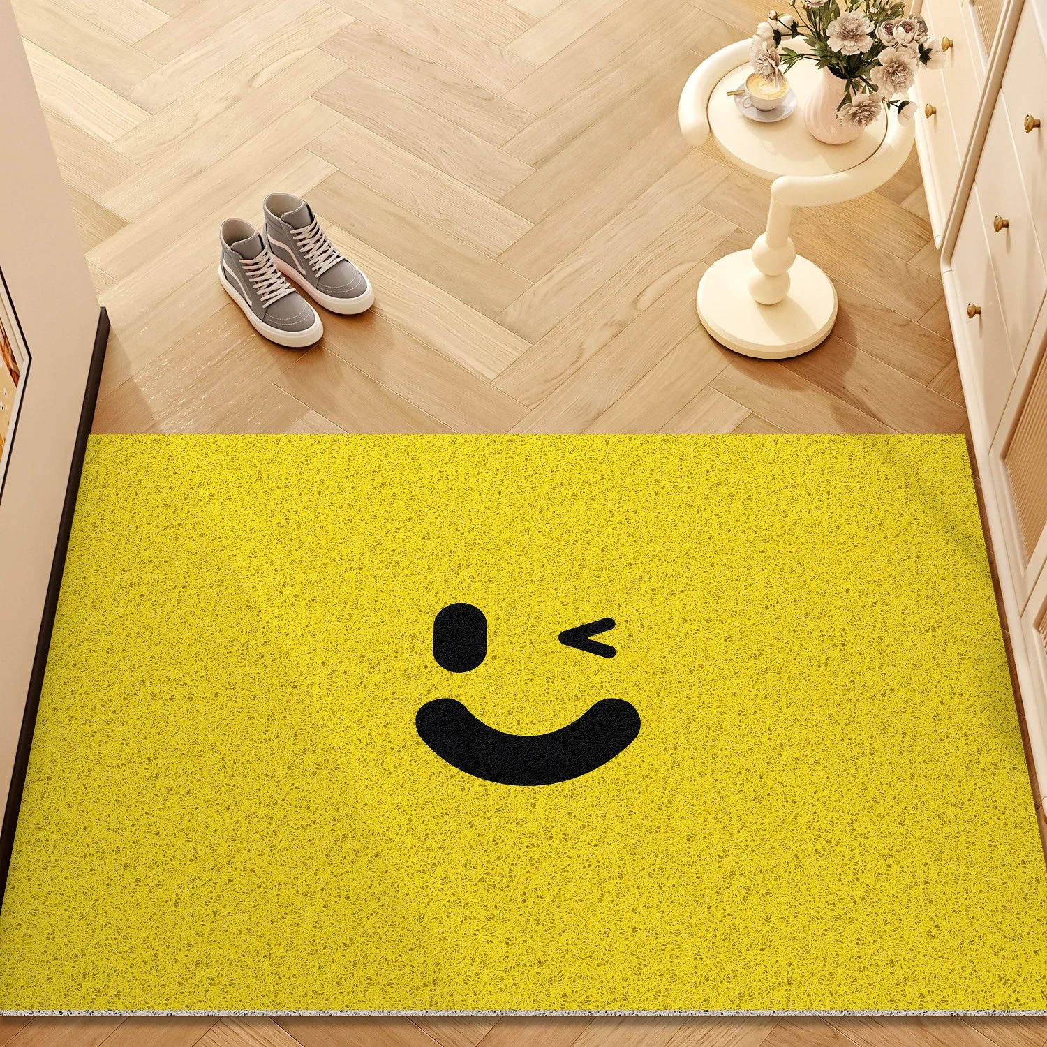Fashion Minimalism Entrance Door Mat Pvc Silk Ring Welcome Rug Anti-slip Carpet Entry Doormat Dirt Trapping Rugs שטיח כניסה לבית
Fashion Minimalism Entrance Door Mat Pvc Silk Ring Welcome Rug Anti-slip Carpet Entry Doormat Dirt Trapping Rugs שטיח כניסה לבית