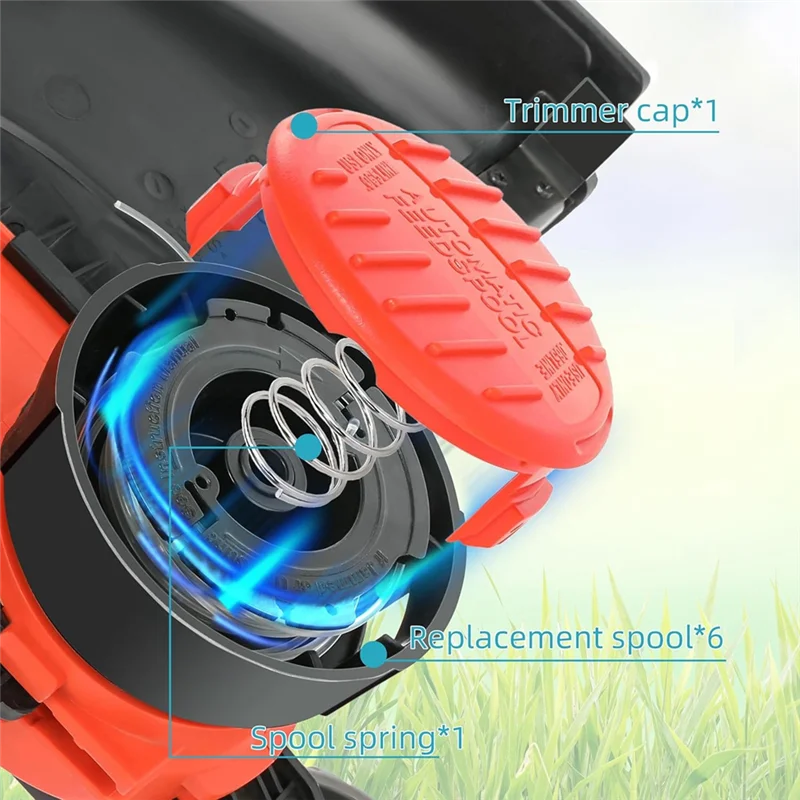 AB66-String Trimmer Line AF-100 String Trimmer Replacement Spool Trimmer Line Replacement Spool
AB66-String Trimmer Line AF-100 String Trimmer Replacement Spool Trimmer Line Replacement Spool