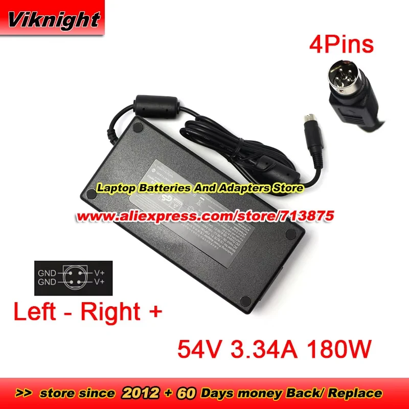 FSP180-AWAN2 AC Adapter 4726-01600002-50U 54V 3.34A 180W Power Supply Round with 4 Pins 9NA1803701 H00000489
FSP180-AWAN2 AC Adapter 4726-01600002-50U 54V 3.34A 180W Power Supply Round with 4 Pins 9NA1803701 H00000489