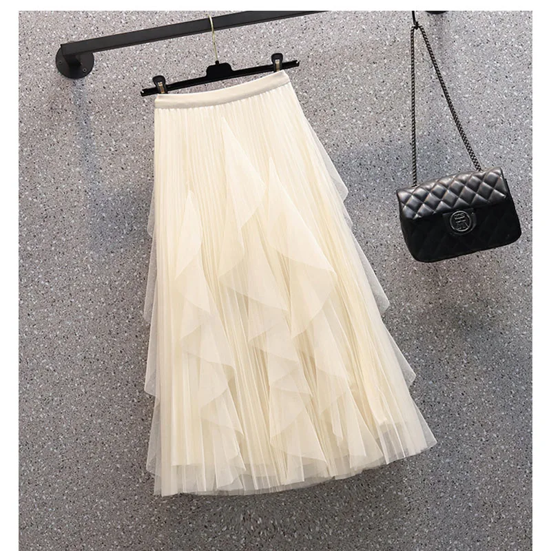 Spring And Summer 2024 New Mesh Fashionable And Elegant Long Skirt Slim Versatile Relaxed Comfortable Solid Color Waist Skirt
Spring And Summer 2024 New Mesh Fashionable And Elegant Long Skirt Slim Versatile Relaxed Comfortable Solid Color Waist Skirt