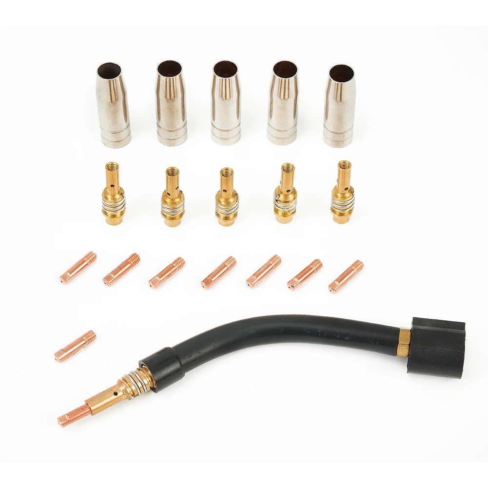 Gas Nozzle Welding Accessories Gooseneck Holder Air Cooled Contact Tip For Welder MB15AK MIG Mag Neck Set Torch
Gas Nozzle Welding Accessories Gooseneck Holder Air Cooled Contact Tip For Welder MB15AK MIG Mag Neck Set Torch