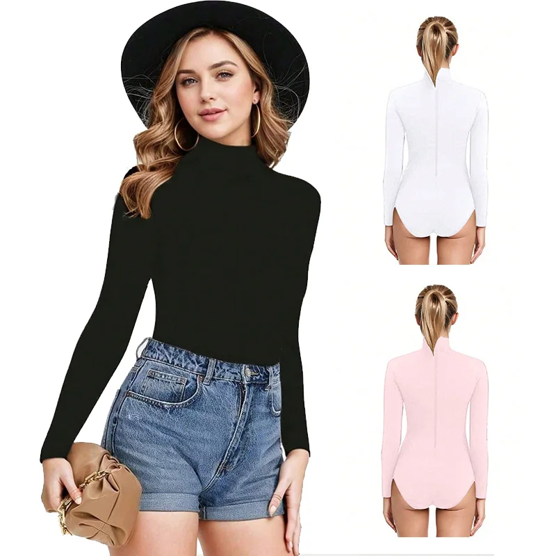 Turtleneck Long Sleeves Ballet Dance Leotard for Adult Dance Workout Fitness Halloween Cosplay Top with Soft Lining and Back Zip
Turtleneck Long Sleeves Ballet Dance Leotard for Adult Dance Workout Fitness Halloween Cosplay Top with Soft Lining and Back Zip