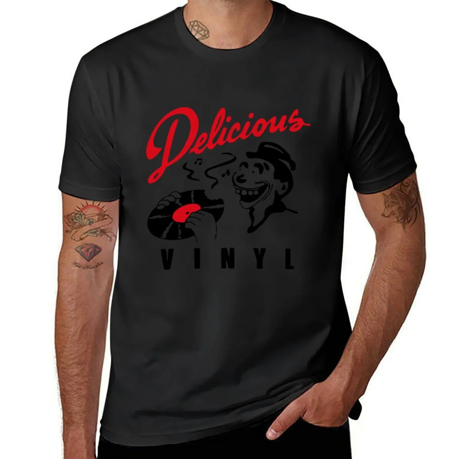 Delicious Vinyl T-Shirt Luxury man anime anime tshirt gifts for boyfriend T-shirts for men cotton
Delicious Vinyl T-Shirt Luxury man anime anime tshirt gifts for boyfriend T-shirts for men cotton