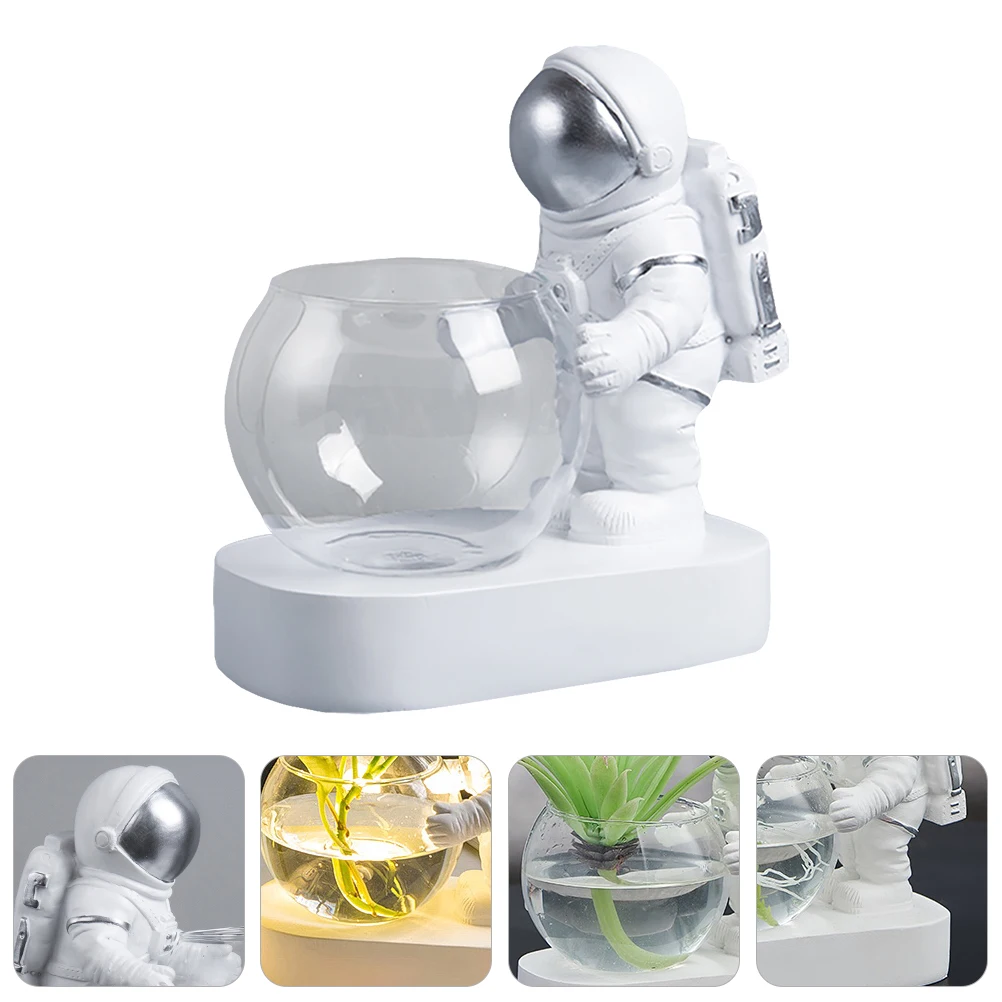 Vase Lights Glass Water Planter Hydroponic Gift Home Child Plants Pot nament Resin Astronaut Lamp Design Chic Beautiful Style
Vase Lights Glass Water Planter Hydroponic Gift Home Child Plants Pot nament Resin Astronaut Lamp Design Chic Beautiful Style