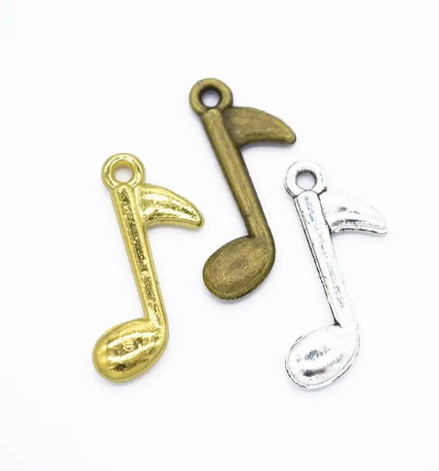 100pcs 23*14mm Antique Silver Color Music Note Charms Pendant For DIY Jewelry Making Handmade Jewelry Craft Findings F0351
100pcs 23*14mm Antique Silver Color Music Note Charms Pendant For DIY Jewelry Making Handmade Jewelry Craft Findings F0351