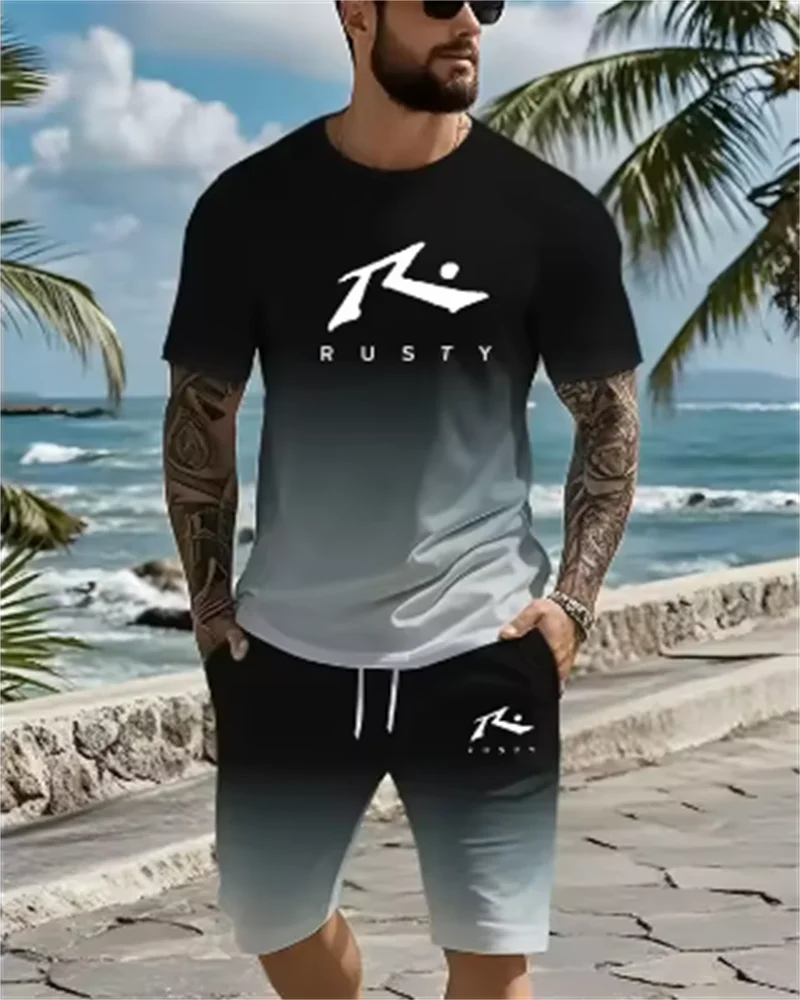 2025 Summer casual men's set 3d T-shirt + Shorts two-piece comfortable and breathable men's top printed T-shirt set
2025 Summer casual men's set 3d T-shirt + Shorts two-piece comfortable and breathable men's top printed T-shirt set