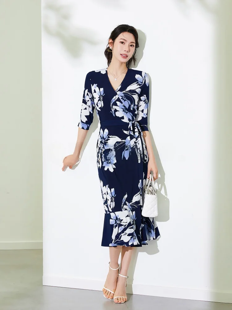 Blue Gardenia One-Piece Fi Tail Dr Summer Elegance National Sle Print Slim Wrap Dr Vintage Sle Seven Sve Length
Blue Gardenia One-Piece Fi Tail Dr Summer Elegance National Sle Print Slim Wrap Dr Vintage Sle Seven Sve Length