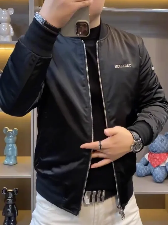 High Quality Men's Baseball Collar Jacket Autumn Winter Outerwear Fashionable Elegant Premium Customizable Trendy Youth
High Quality Men's Baseball Collar Jacket Autumn Winter Outerwear Fashionable Elegant Premium Customizable Trendy Youth