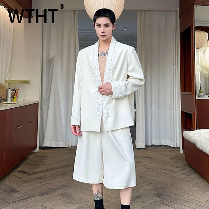 WTHT модный мужской однотонный пиджак с кружевным дизайном, модные прямые свободные шорты с высокой талией, мужские шорты, лето 2021, 2A1086
WTHT модный мужской однотонный пиджак с кружевным дизайном, модные прямые свободные шорты с высокой талией, мужские шорты, лето 2021, 2A1086