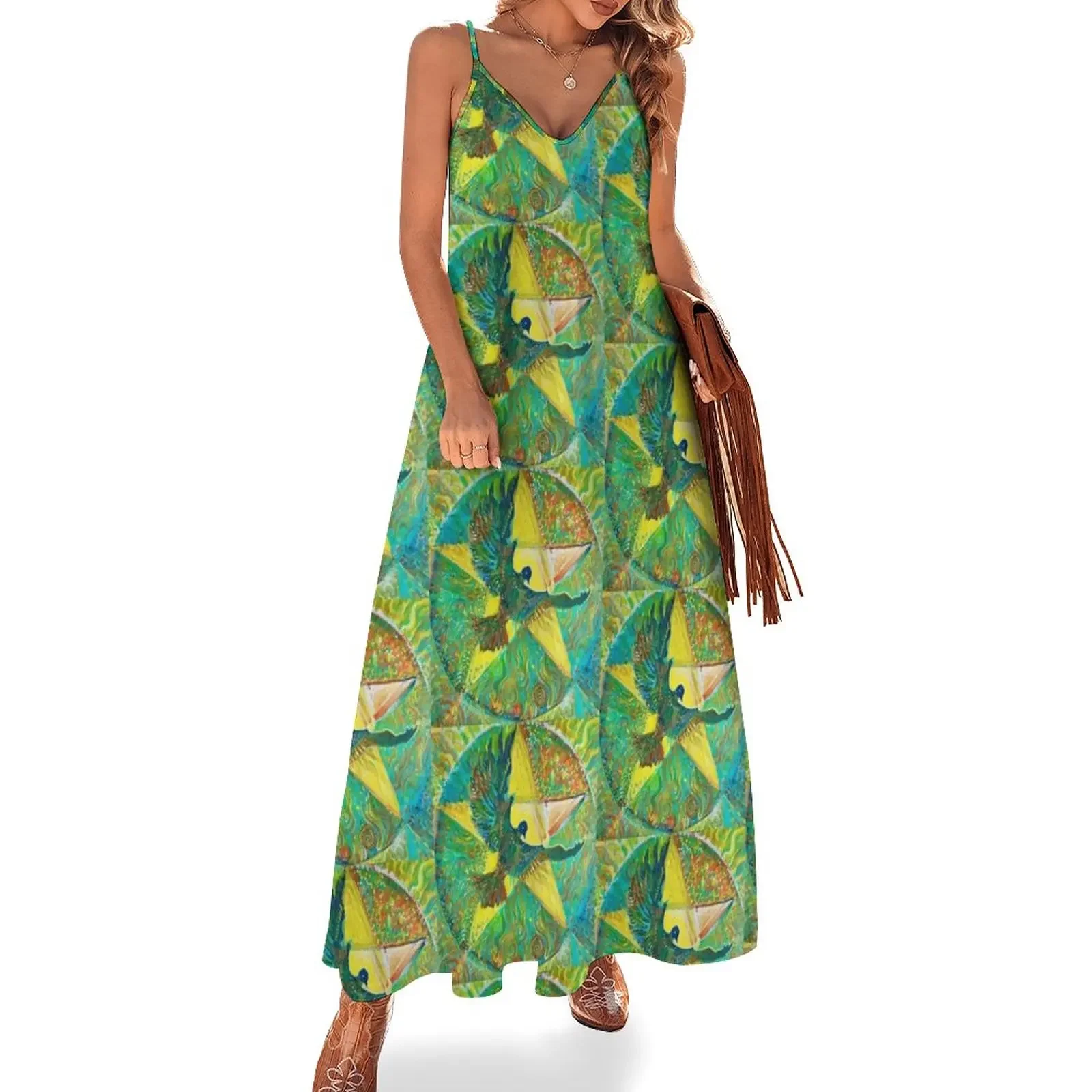 Peace Dove Sleeveless Dress women's summer dress 2025 dresses summer woman 2025 women clothes Long dresses Dress
Peace Dove Sleeveless Dress women's summer dress 2025 dresses summer woman 2025 women clothes Long dresses Dress