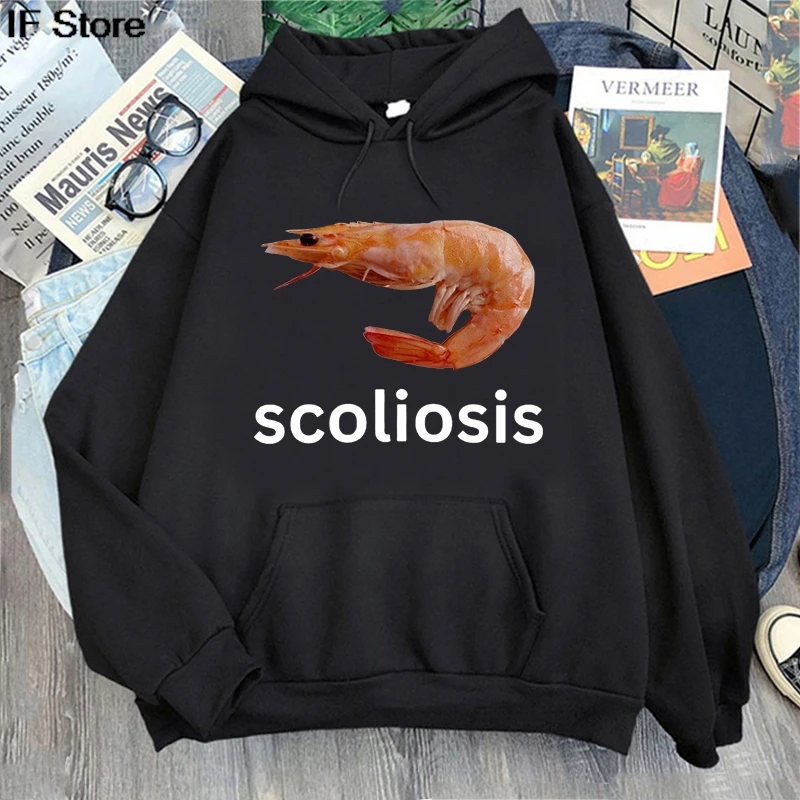 Scoliosis Funny Shrimp Meme Hoodie Fashion Men/Women Harajuku Hip Hop Hoodies Unisex Autumn Winter Vintage Pullovers Sweatshirts
Scoliosis Funny Shrimp Meme Hoodie Fashion Men/Women Harajuku Hip Hop Hoodies Unisex Autumn Winter Vintage Pullovers Sweatshirts