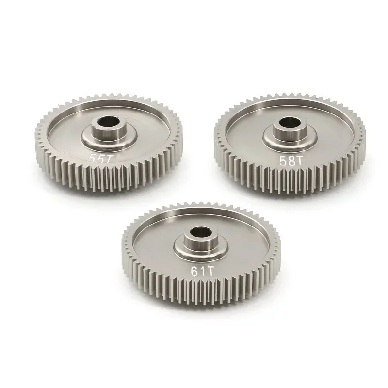 55T 58T 61T высокоскоростная цилиндрическая шестерня 51004 53665 для TAMIYA TT01 TT-01 1/10, детали для обновления радиоуправляемого автомобиля, аксессуары
55T 58T 61T высокоскоростная цилиндрическая шестерня 51004 53665 для TAMIYA TT01 TT-01 1/10, детали для обновления радиоуправляемого автомобиля, аксессуары