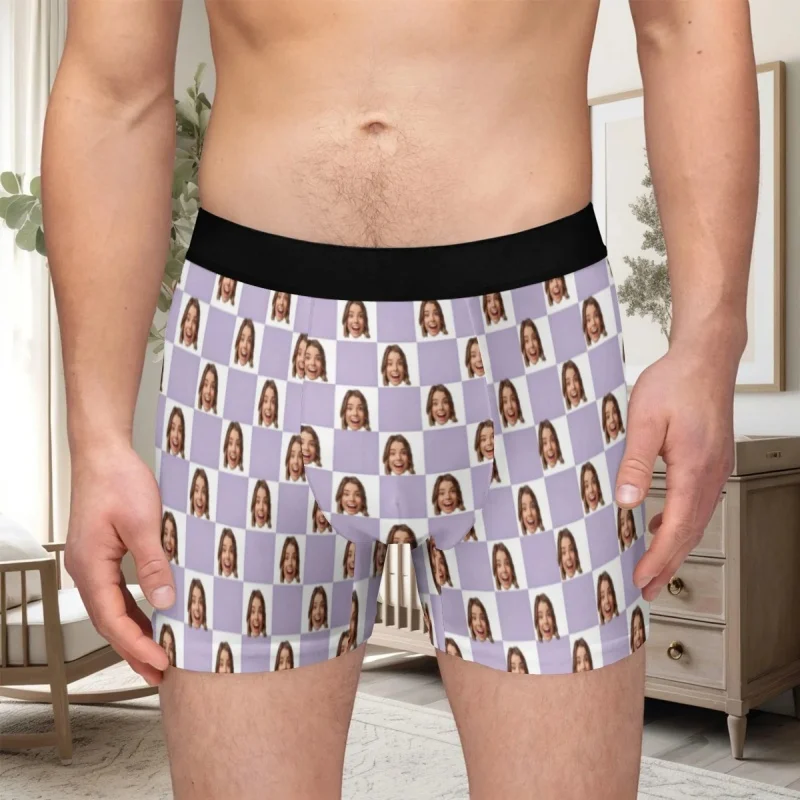 Personalized Face Photo Underwear Custom Boxer Briefs Custom Men Valentine's Day Gift For Husband Anniversary Gift for Dad
Personalized Face Photo Underwear Custom Boxer Briefs Custom Men Valentine's Day Gift For Husband Anniversary Gift for Dad
