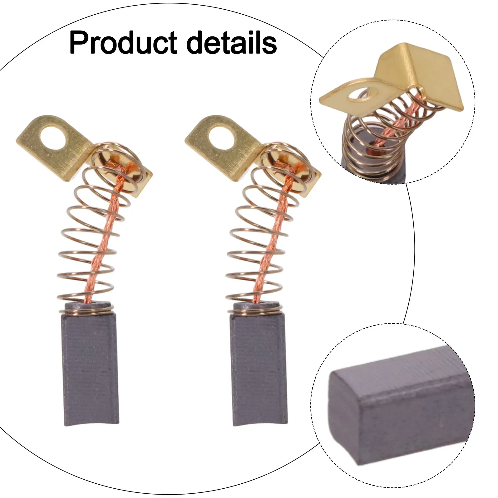 Metal Carbon Brush Power Tool Accessories 12.2x6.3x6.3mm Carbon Brush Parts For Power Tools Accessory 12.2x6.3x6.3mm
Metal Carbon Brush Power Tool Accessories 12.2x6.3x6.3mm Carbon Brush Parts For Power Tools Accessory 12.2x6.3x6.3mm