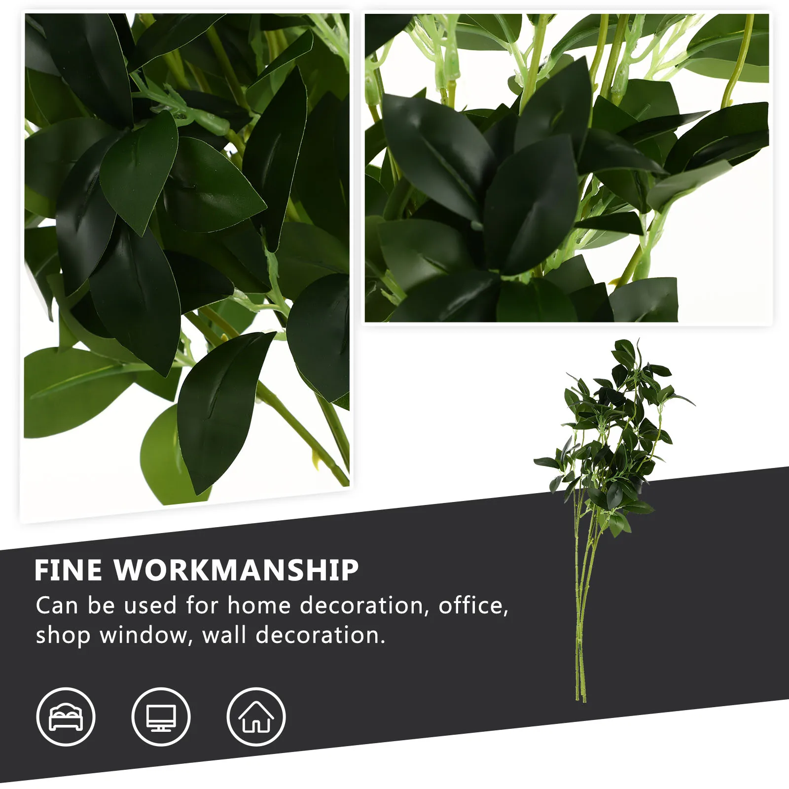 3 Pcs Fake Decor Odorata Leaf Faux Green Plant Bundle Home Office Decor Simulation Plant Plastic Stems
3 Pcs Fake Decor Odorata Leaf Faux Green Plant Bundle Home Office Decor Simulation Plant Plastic Stems