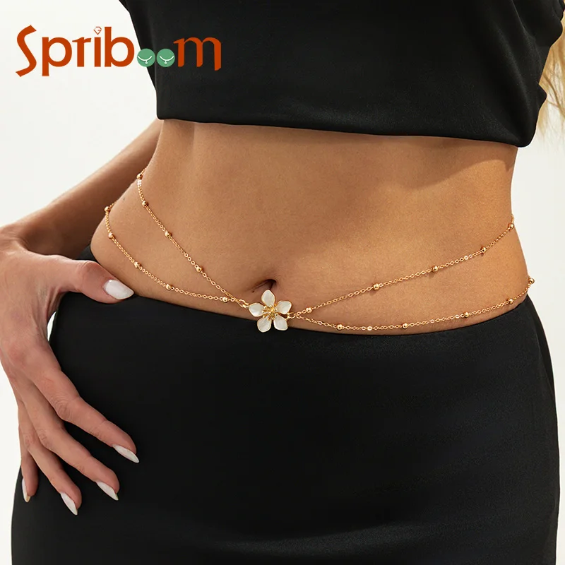 Bohemian Flower Waist Chain for Women Gold Color Bead Chain Summer Sexy Body Jewelry Beach Accessories Female Gifts
Bohemian Flower Waist Chain for Women Gold Color Bead Chain Summer Sexy Body Jewelry Beach Accessories Female Gifts