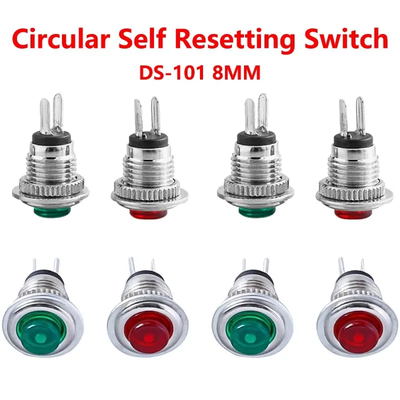 5/20/100PCS DS-101 8mm Push Button Switch ON/OFF Mini Momentary Reset Micro Switch Normally Open 2Pin
5/20/100PCS DS-101 8mm Push Button Switch ON/OFF Mini Momentary Reset Micro Switch Normally Open 2Pin