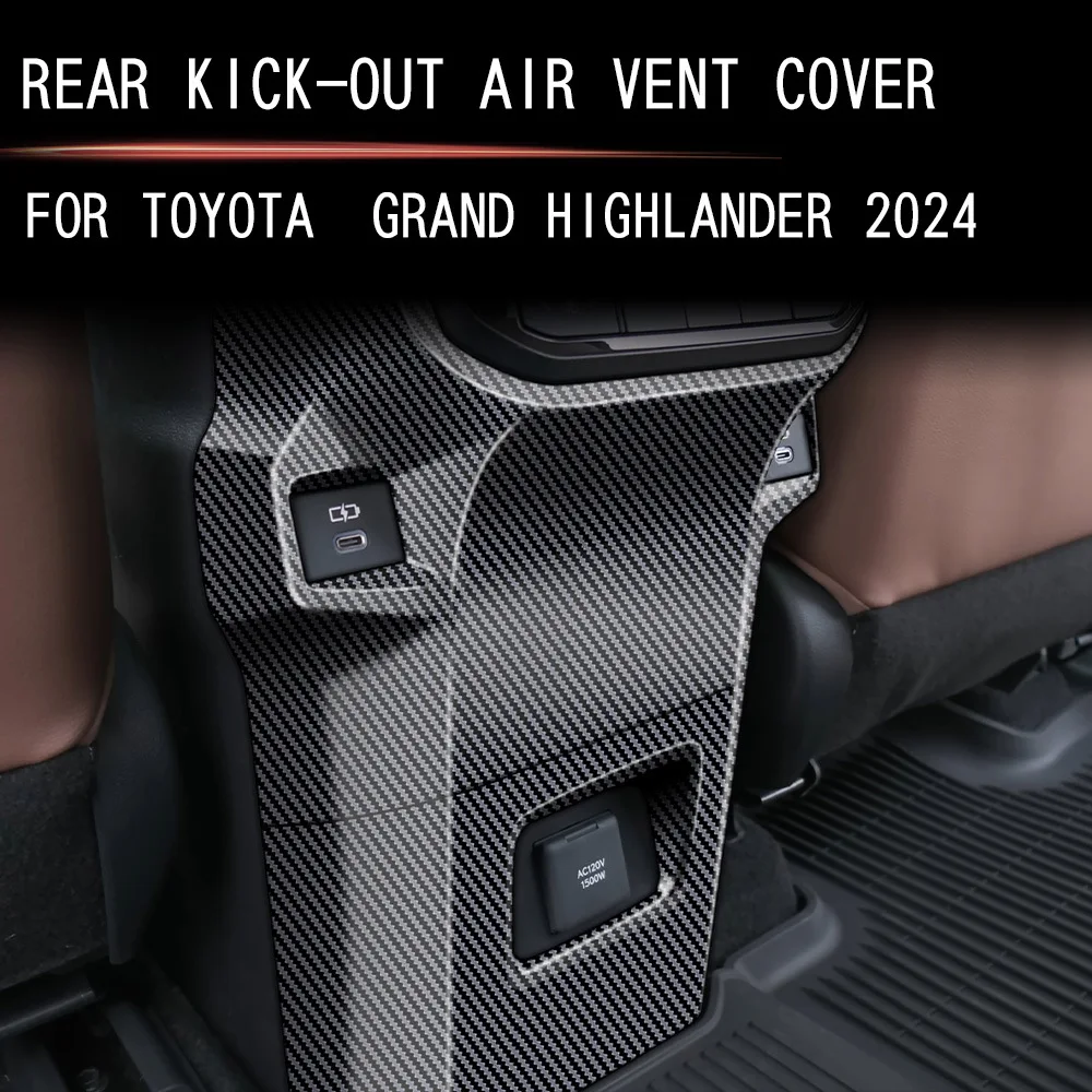 For Toyota Grand Highlander 2024 2025 Car Rear Air Conditions Outlet Cover AC Anti-Kick Vents Panle Conversion Accessories
For Toyota Grand Highlander 2024 2025 Car Rear Air Conditions Outlet Cover AC Anti-Kick Vents Panle Conversion Accessories