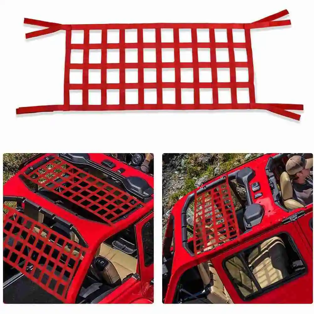 20:02Car Roof Net with 36 Cells - Multifunctional Mesh Cargo Net for Car Roof - Roll Cage Net for Car Modification H2M2
20:02Car Roof Net with 36 Cells - Multifunctional Mesh Cargo Net for Car Roof - Roll Cage Net for Car Modification H2M2