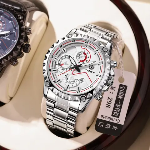 Swiss registered brand new fashion style men's watches multi-functional waterproof luminous student sports quartz watches