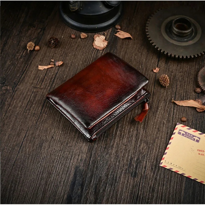 Retro men's wallet leather short two fold mini slim wallet casual driver's license bag card bag
Retro men's wallet leather short two fold mini slim wallet casual driver's license bag card bag